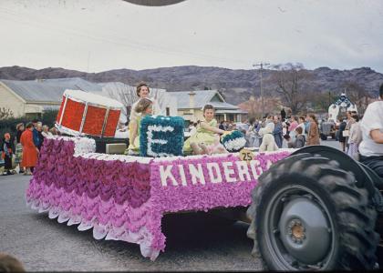 Alexandra Blossom Festival 1958 Kindergarten Float