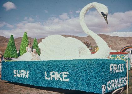 Alexandra Blossom Festival 1959 Swan Lake Float